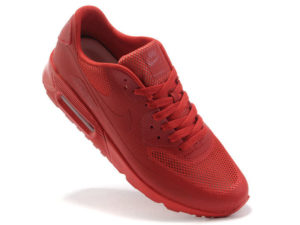 Кроссовки Nike Air Max 90 Hyperfuse мужские красные - фото справа