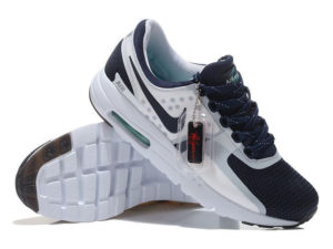 Кроссовки Nike Air Max 87 белые с темно-синим мужские - фото справа