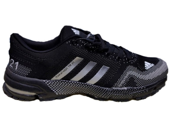 Adidas Marathon TR21 черные с белым (35-45)