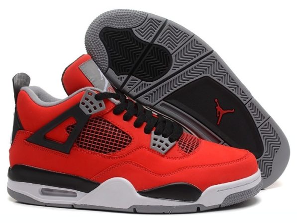 Nike Air Jordan 4 красные (40-46)