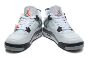Nike Air Jordan 4 белые с серым (40-45)