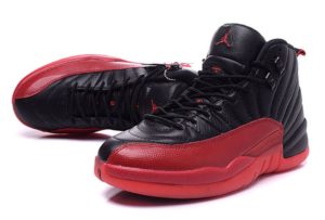 Nike Air Jordan 12 Retro черные с красным (40-45)