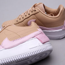 Nike Air Force 1 LV8 бежевые с розовым (35-39)