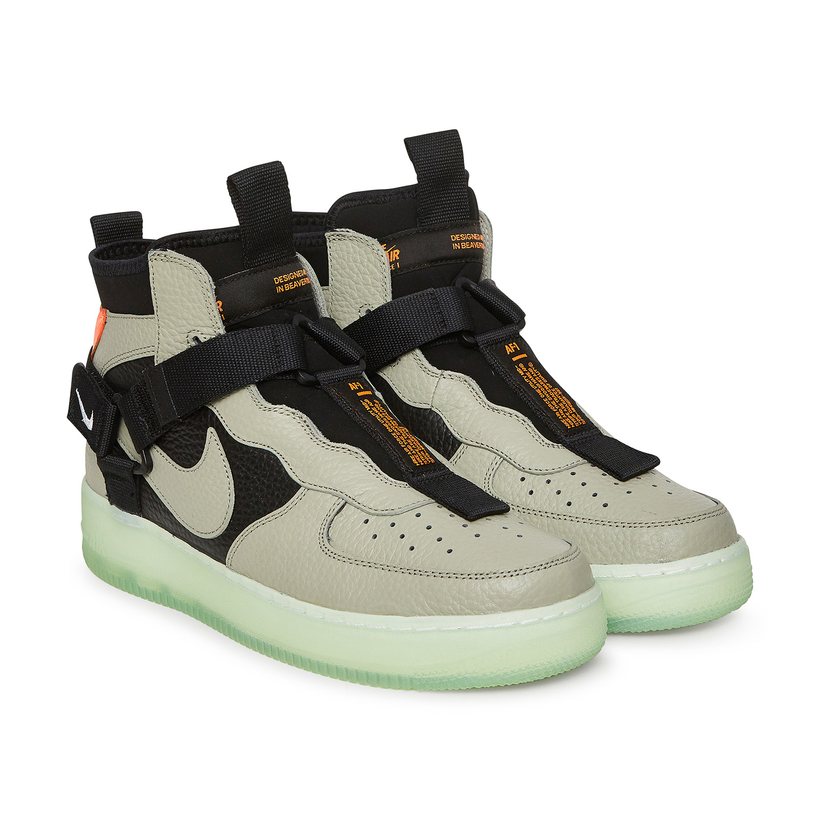 Nike Air Force 1 Utility Mid серые 
