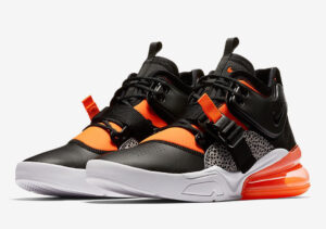 Nike Air Force 270 черные-серые-оранжевые (40-44)