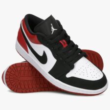 Nike Air Jordan 1 Low черно-белые-красные (40-44)