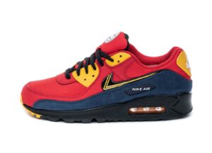 Nike Air Max 90 красные с синим (40-44)