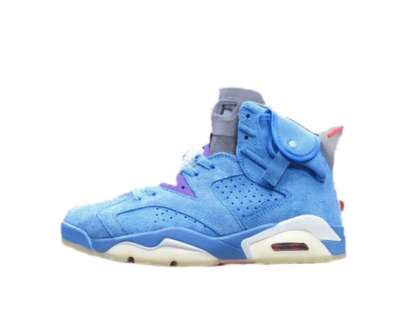 Nike Air Jordan 6 Travis Scott 'Cactus Jack' синие нубук мужские (40-44)