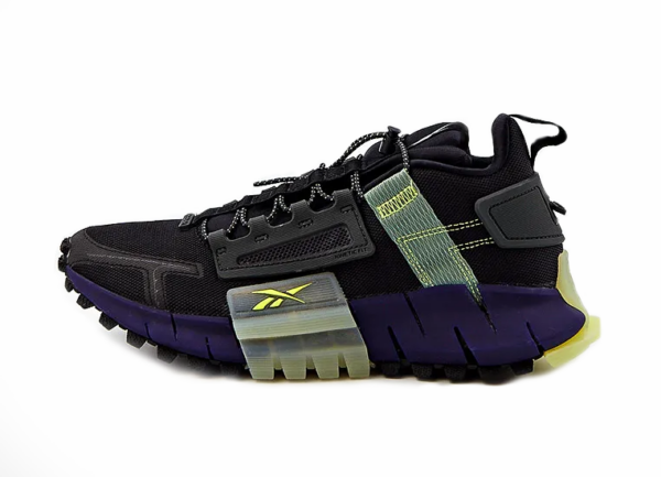 Reebok Zig Kinetica Edge черные с фиолетовым мужские (40-44)